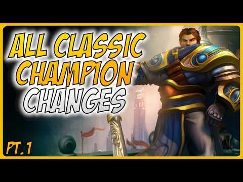 Every Champion That Changed From Classic League (Part 1) - A Guide for League of Legends