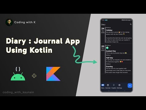 Android Diary App Project | Final Year Android Project | College Project With Source Code 2025-26