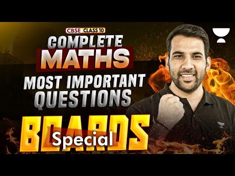Class 10 Complete Maths 2026 | Most Important Questions | Boards Special | Mandeep Sir