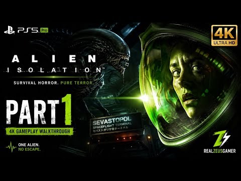 ALIEN: ISOLATION Looks Insane On PS5 Pro - 4K Gameplay (Walkthrough) 