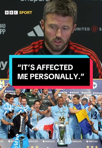 🗣️ “It’s affected me personally.” Michael Carrick says he has his own questions on the Man City case. #MCFC #ManCity #Carrick #EPL