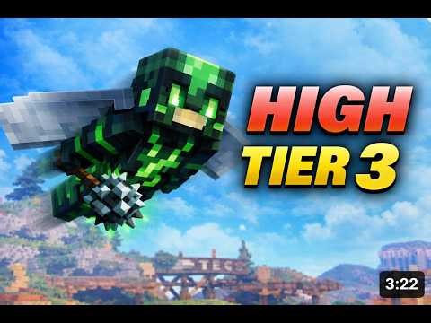 Falling down Minecraft Mace PvP Montage