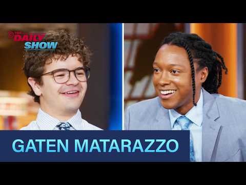 Gaten Matarazzo - Playing with Stoner Movie Tropes in “Pizza Movie” | The Daily Show