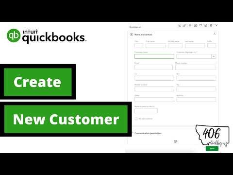 How to Add a Customer in QuickBooks Online (New QuickBooks Layout)