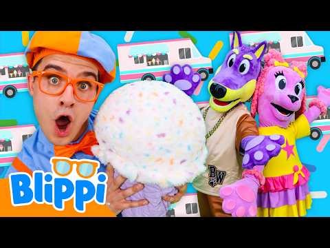 ✨NEW✨ My Ice Cream Truck ft. Doggyland | Blippi Songs 🎶| Educational Songs For Kids