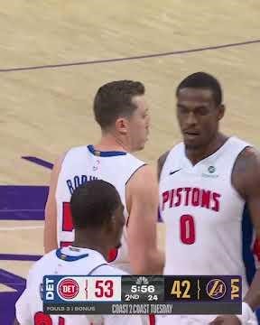 2nd Quarter Top Plays | Pistons vs. Lakers #nba #pistons