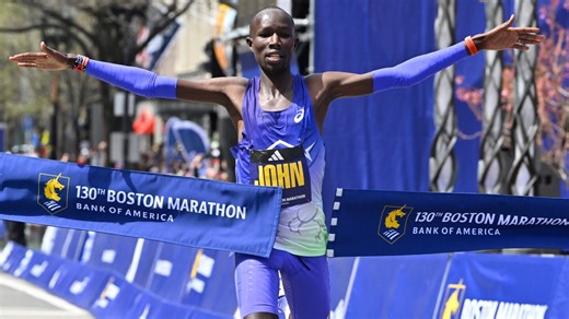 John Korir runs fastest Boston Marathon time in history to repeat