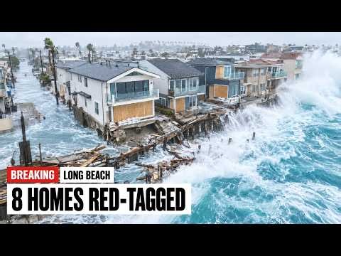Long Beach’s Last Seawall Just Broke — 8 Homes Red-Tagged in One Day