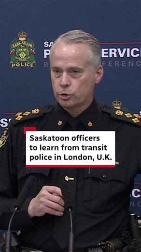 The Saskatoon Police Service plans to send two officers across the pond to London to study transit safety. The London Underground is one of the best-known transit systems in the world. Saskatoon police Chief Cam McBride says it's overseen by a policing system that’s extremely established and evidence-based. #Canada #London #Transit #Safety #CBCNews