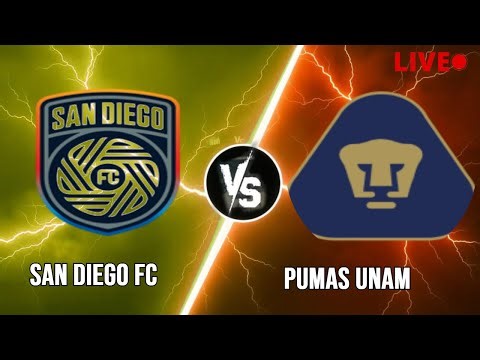 San Diego FC Vs Pumas UNAM Live | Football | PLAY BY PLAY | SCOREBOARD