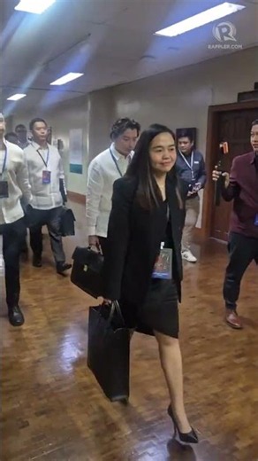 Sara Duterte's defense head to session hall for impeachment trial day 2