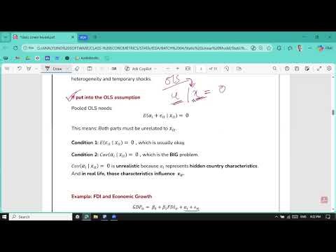 B4C10 Panel Linear Model