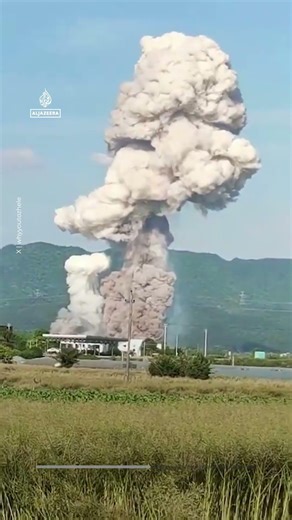 An explosion at a fireworks plant in China has killed at least 21 people | AJ #shorts