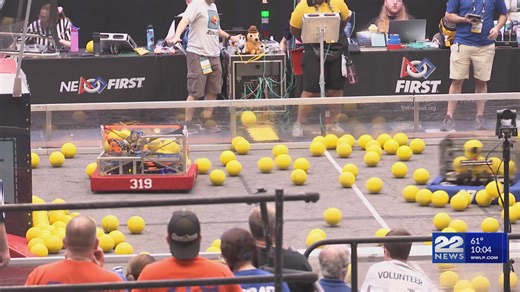Over 100 teams compete for New England robotics title in West Springfield