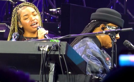 STEVIE WONDER’S TEEN DAUGHTER ZAIAH MORRIS SHOWS OFF HER VOCALS SINGING ‘IMAGINE’