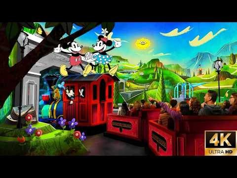 Mickey & Minnie’s Runaway Railway FULL RIDE POV | Disneyland 4K UHD