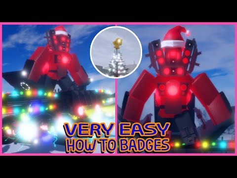 Roblox Update - How to get 2025 Christmas Gift 1 - 5 Badge in TBR [CHRISTMAS]