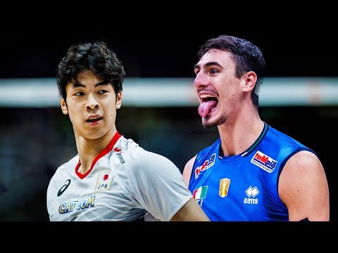 Japan vs Italy | Kento Miyaura vs Alessandro Michieletto | Crazy Volleyball Match !!!