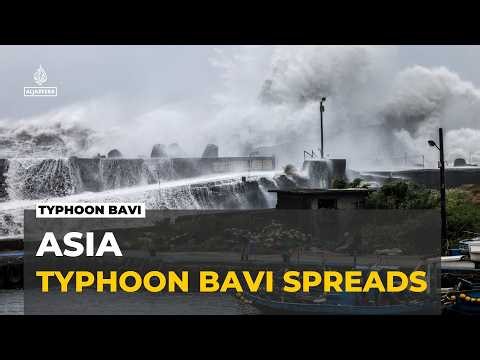 Typhoon Bavi: Largest storm in years heads for Japan, Taiwan, China