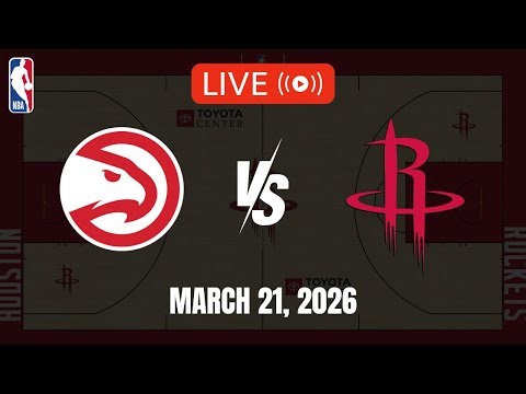 NBA LIVE! ATLANTA HAWKS vs HOUSTON ROCKETS | 2025-26 NBA SEASON | March 21, 2026 | NBA 2K26