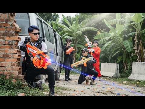 Nerf Gun War : Hero SWAT Leads A Tactical Takedown On A Criminal Base With Nerf Guns