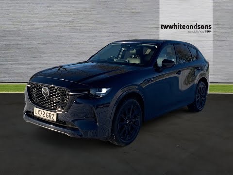 Mazda CX-60 2.5 e-SKYACTIV 17.8kWh Homura Auto 4WD Deep Crystal Blue 1 Owner 10,513 Miles - LX72 GRZ