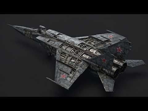 MiG-25 – Das 36-Tonnen-Monster, das sich selbst schmol