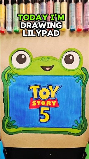🐸OMG I Draw Lily Pad from Toy Story 5 ✨ How is it? #viral #disney #fyp #trending ##subscribe