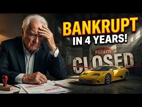 Bugatti Built the Fastest Car on Earth... Then Went Bankrupt in 4 Years