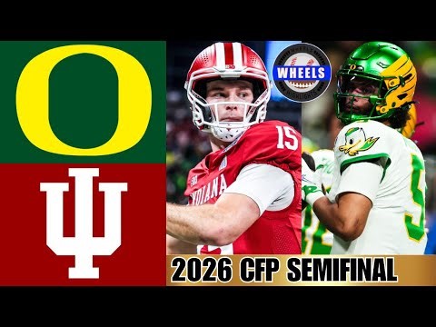 #1 Indiana vs #5 Oregon Highlights | 2026 Peach Bowl | CFP Semifinal | Commentary by Wheels