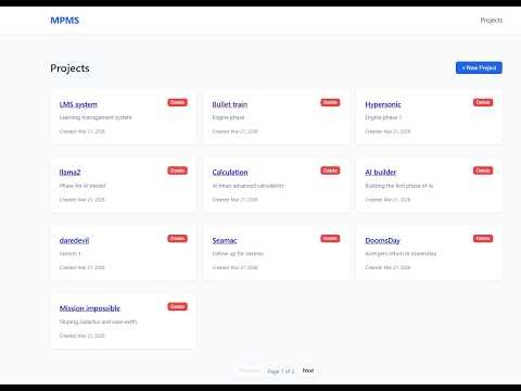 Mini Project Management System (MERN) | React + Node.js + MongoDB | Full Demo