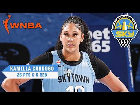 Kamilla Cardoso drops 26 PTS in Sky’s win over Sun 🔥 | WNBA on ESPN