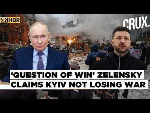 Russia Rains 350 Missiles-Drones On Ukraine As War Anniversary Looms, Zelensky Denies Losing War |4k