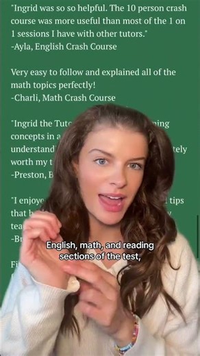 So excited for my ACT Crash Courses 🎉Can’t wait to teach more ACT Crash Courses 📚