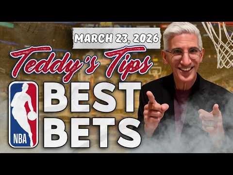 Live Dogs & Late Steam: Today’s NBA Betting Breakdown | Teddy's Tips 3/23/26