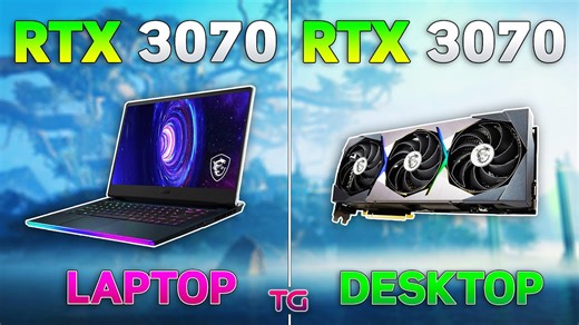 RTX 3070 laptop vs RTX 3070 desktop - How big is the difference?