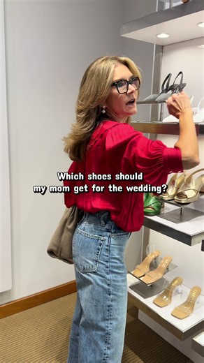 Which shoes should my mom get? This is the next hardest thing to chose! #shoes #wedding #shopping #style #fashion