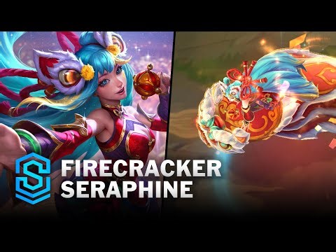 Firecracker Seraphine Skin Spotlight - Pre-Release - PBE Preview - League of Legends