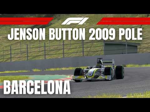 Jenson Button 2009 Barcelona Pole Lap!