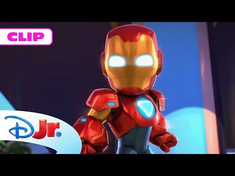 MARVEL IRON MAN Y SU SUPEREQUIPO: ¡Gran exposición! 😁 | @DisneyJuniorES