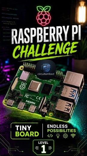 This Tiny Computer Can Do WHAT?!🤯| The Ultimate Raspberry Pi Challenge #raspberrypi #tech #shorts