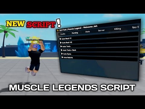 [NEW🔥] Muscle Legends Script | SLH Hub | Auto Tools, Fast tools, Auto Rock V2! | No Key! | Pastebin