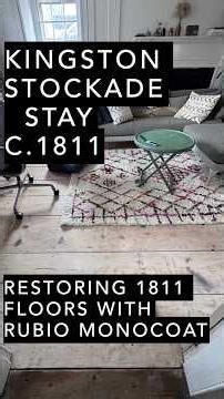Restoring 1811 Floors with Rubio Monocoat #RubioMonocoat #HistoricHome #WidePlankFloors