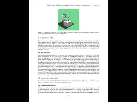 Podcast Tiếng Việt - On Evolvability and Behavior Landscapes in Neuroevolutionary Divergent Search