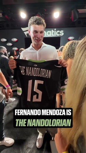 We heard Fernando Mendoza was a big StarWars fan 🥹
