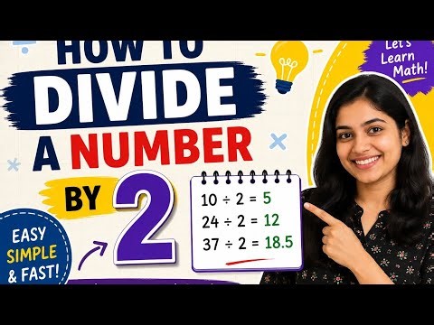 How to divide a number by 2 