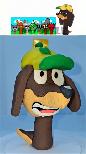 Sprunki 🎵 I Made Snickers 🐶 With Clay 🟤 Bluey 🔵🐕 #sprunki 🎶
