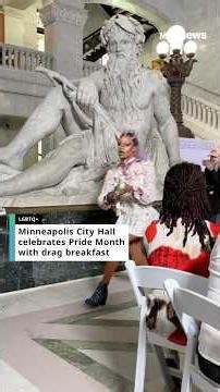 Minneapolis City Hall celebrates Pride Month with drag breakfast