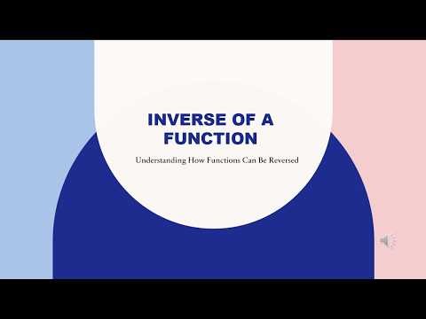 Inverse of a Function
