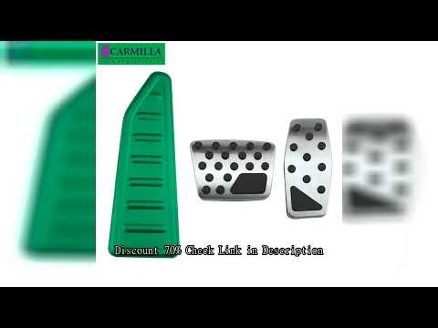 Carmilla AT Car Pedals for Fiat 500X 500 X 2014 - 2021 Stainless Steel Auto Gas Brake Rest Foot Peda